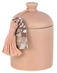 Overjoyed Boutique Ceramic Candle Rose - 6 Oz