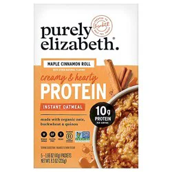 Purely Elizabeth Instant Oatmeal Maple Cinnamon 5pc - 7.6 Oz