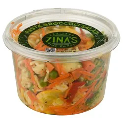 Zinas Salads Pasta Broccoli Salad - 12 Oz