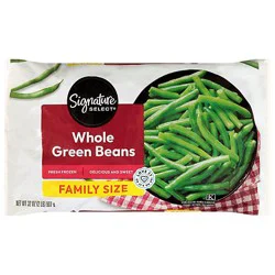 Signature Select Green Beans Whole Family Size 32 Oz - 32 Oz