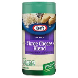 Kraft Grated Parmesan Romano & Asiago Cheese Shaker 8 Oz Bottle - 8 Oz