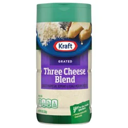 Kraft Grated Parmesan Romano & Asiago Cheese Shaker 8 Oz Bottle - 8 Oz