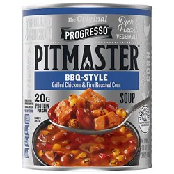 Progresso Pitmaster Bbq-Style Grilled Chicken And Fire Roasted Corn Soup - 19 Oz