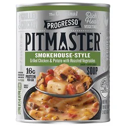 Progresso Pitmaster Smokehouse-Style Grilled Chicken & Potato With Roasted Vegetables Soup - 19 Oz