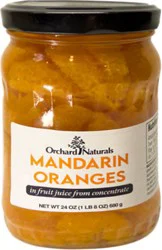 Orchard Naturals Mandarin Oranges In Fruit Juice 24 Oz - 24 Oz