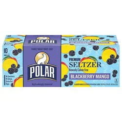 Polar Seltzer Blackberry Mango 10-7.5fz - 10-7.5 Fz