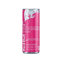 Red Bull Summer Edition Energy Drink White Peach 80mg Caffeine - 8.4 Fl. Oz.