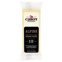 Cabot Creamery Alpine Cheddar Cheese Parchment Bar 8 Oz - 8 Oz