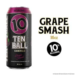 Ten Ball Grape In Cans - 16 Fz