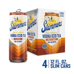 Skimmers Half & Half Vodka Iced Tea - 4-12 Fz