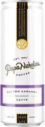 Papanicholas 11oz Rdt Salted Caramel Latte - 11 Oz