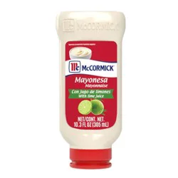 Mccormick Mcmex Mayo Squeeze With Lime - 10.2 Fz