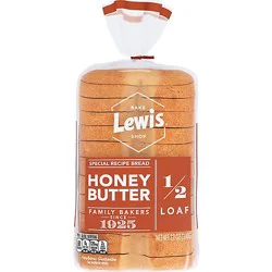 Lewis Bake Shop Honey Butter 1/2 Loaf Bread - 12 Oz