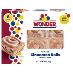 Wonder Cinnamon Rolls 6 Count - 14.4 Oz