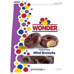 Wonder Mini Chocolate Bagged Donuts - 10.5 Oz