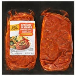 Chef's Counter Pork Chops Mesquite - 12 Oz