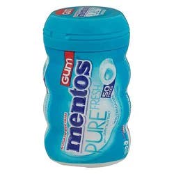 6/6ct Mentos Gum Curvy Bottle Wintergreen - 50 Ct
