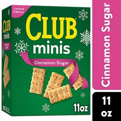Club Mini Crackers Cinnamon Sugar 11oz - 11 Oz