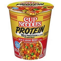 Nissin Cup Noodles Protein Rich & Savory Beef 2.54 Oz - 2.54 Oz