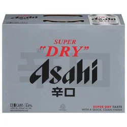 Asahi Super Dry 12-12 Fl Oz In Cans - 12-12 Fz