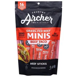 Country Archer Mini Taco Beef Stick 16ct - 16 Ct