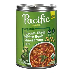 Pacific Foods Organic Tuscan-Style White Bean Minestrone Soup - 16.3 Oz