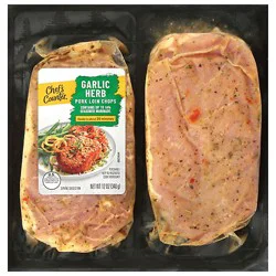 Chef's Counter Garlic Herb Pork Chops P12 - 12 Oz