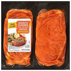 Chef's Counter Mesquite Pork Chops P12 - 12 Oz