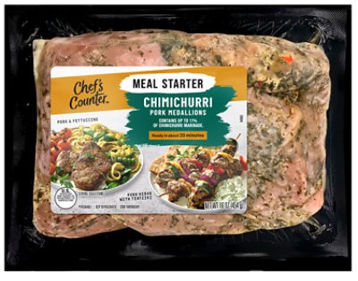 slide 1 of 1, Chefs Counter Pork Medallions Chimichurri P12 16 Oz - 16 Oz, 16 oz