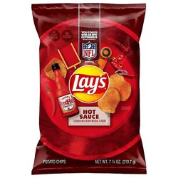 Lay's Hot Sauce Potatoe Chips - 7.75 Oz