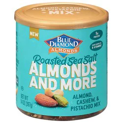 Blue Diamond Deluxe Mixed Nut Sea Salt 14oz - 14 Oz