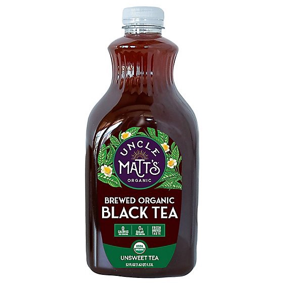 slide 1 of 1, Uncle Matts Organic Black Tea Unsweetened - 52 Fz, 52 fl oz