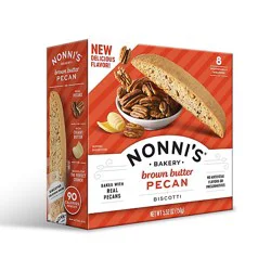 Nonni's Biscotti Brown Butter Pecan - 8 Ct