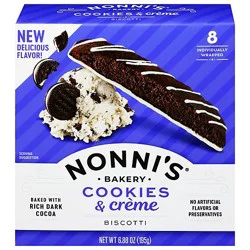 Nonnis Biscotti Cookies & Creme 8ct - 8 Ct