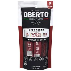 Oberto Chipotle Zero Sugar Stick 8ct - 8 Ct