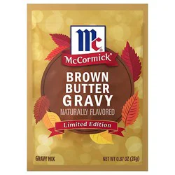 Mccormick Brown Butter Gravy 12 Count .87 Ounce - 12-.87 Oz