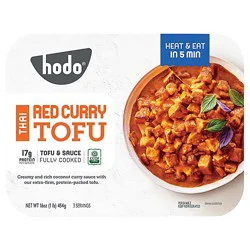 Hodo Foods Thai Red Curry Tofu 16oz - 16 Oz