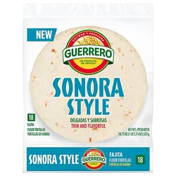 Guerrero Sonora Style Flour Tortillas - 18 Ct