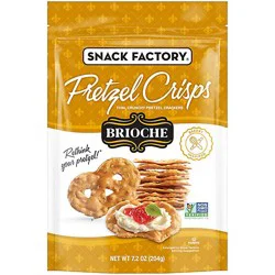 Snack Factory Pretzel Crisps Brioche Pretzel Crackers - 7.2 Oz