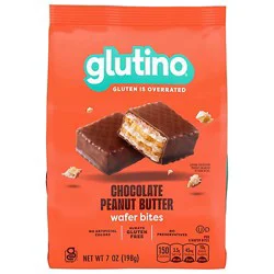 Glutino Bites Chocolate Peanut Butter 7oz - 7 Oz