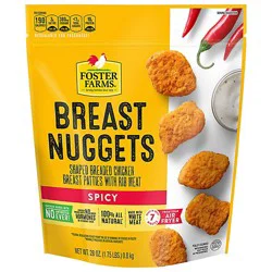 Foster Farms Chicken Breast Nugget Spicy - 28 Oz