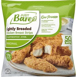 Just Bare Lightly Breaded Chicken Breast Strips 36 Oz - 36 Oz
