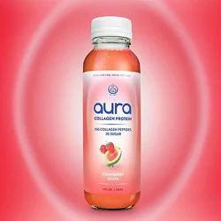 Aura Collagen Protein Strawberry Guava - 10 Oz