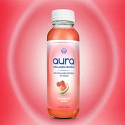 Aura Collagen Protein Strawberry Guava - 10 Oz