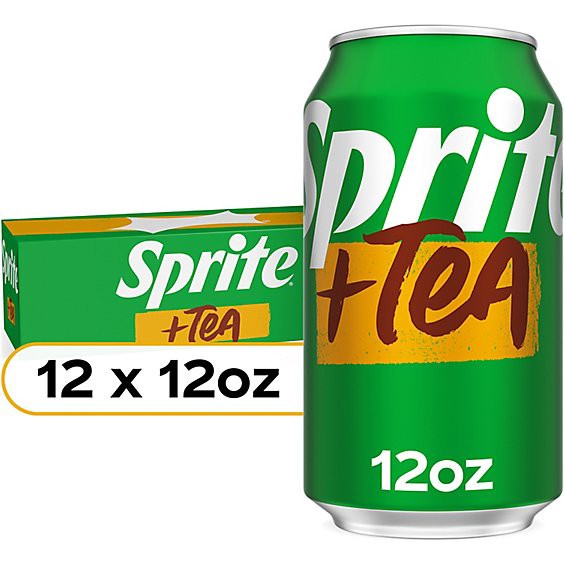 slide 1 of 14, Sprite & Tea - 12-12 Fl. Oz., 12 ct; 12 fl oz