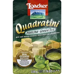 Loacker Quadratini Matcha 7.76oz - 7.76 Oz