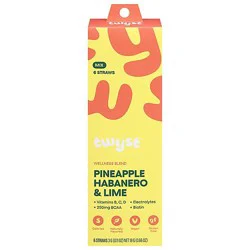 Twyst Wellness Powder Blend Straw Pineapple Habanero Lime 6ct Box - 6-3 Gr