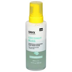 Onyx Professional Foaming & Hydrating Body Wash Shake, Coconut Bliss, 16.2 Fl Oz - 16.2 Oz