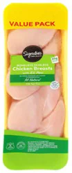 Signature Select Chicken Breast Boneless Skinless With Rib Meat - 3.5 Lb