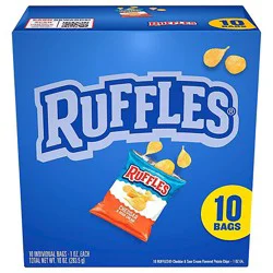 Ruffles Cheddar & Sour Cream Multi Pack 10ct - 10 Ct